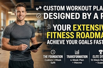 design an extensive personalized fitness program
