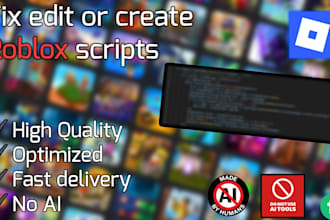 fix or create roblox scripts without ai
