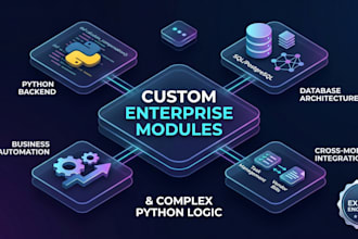 build custom odoo enterprise modules and complex python business logic