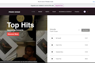 design a professional wix website with a strategic marketing