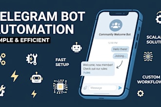 automate your telegram channel or group with a custom bot