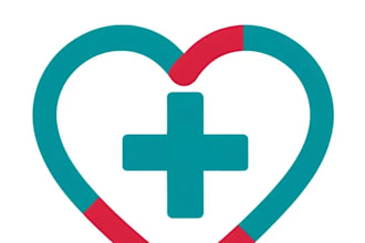 design modern minimalist doctor medical logo