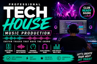 professional tech house music track, vocal music, tech house, sea shanty, dj tr