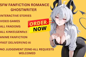 write nsfw fanfiction anime manga smut bdsm kinky furry erotic story