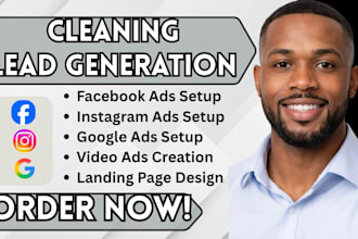 cleaning leads, cleaning facebook ads, cleaning google ads, cleaning video ads