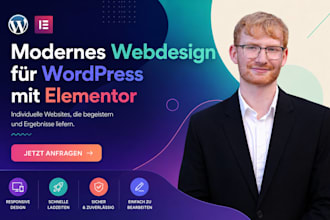 design a professional english or german wordpress website for your business
