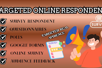 get targeted survey respondents to fill online survey forms questionnaires polls
