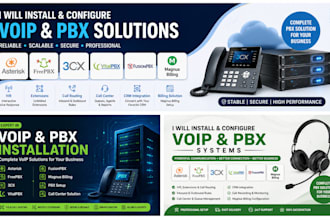 install voip, asterisk, freepbx, 3cx,vitalpbx,magnus billing,fusionpbx,pbx,