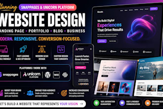 design snappages basekit business website redesign unicorn platform landing page