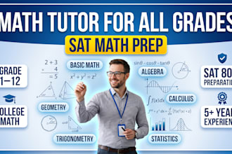 be your basic maths, calculus, algebra tuor for any grade