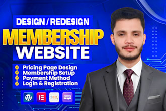 build wordpress membership website, subscription website paid membership pro
