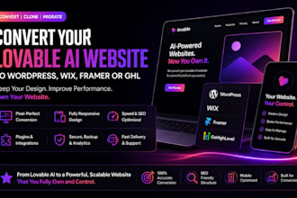 migrate lovable to wix lovable to wordpress lovable ai lovable dev app, lovable
