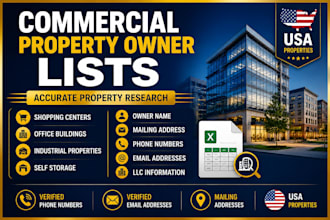 do commercial property list building and skip tracing