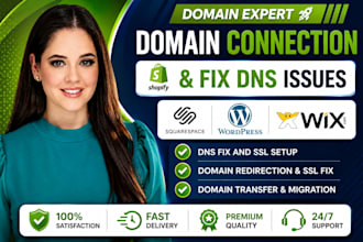 fix dns issues SSL setup and domain connection fast
