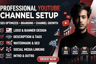 create and setup youtube channel