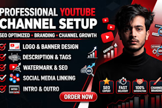 create and setup youtube channel
