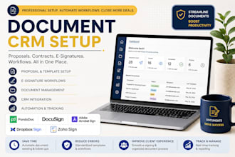 setup document crm pandadoc docusign adobe acrobat sign dropbox sign zoho sign