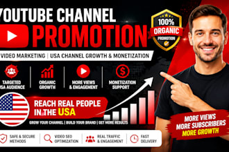 do youtube channel promotion video marketing USA channel growth and monetization