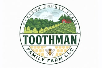modern landscape and lawn care logo design