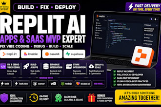 fix replit ai apps, build saas mvp, debug vibe coding and lovable base44
