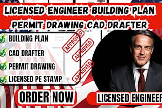 licensed engineer building plan permit drawing cad drafter, ohio, michigan