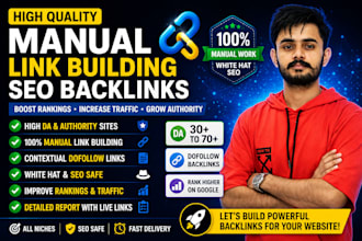 provide contextual dofollow backlinks and off page SEO
