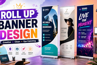 deign roll up banner, retractable banner for business, pull up banner