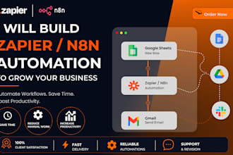 build zapier and n8n automation for your business