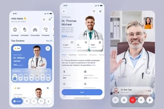 develop healthcare app, doctor booking app, telemedicine app, online doctor app