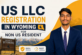 experienced registeration for US llc in wyoming