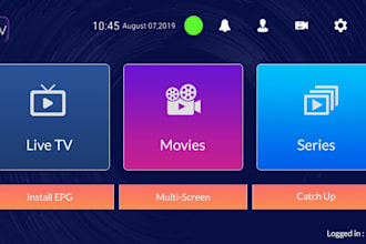 white label and professionally customize your iptv android application