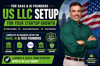 help saas and ai founders set up a US llc remotely