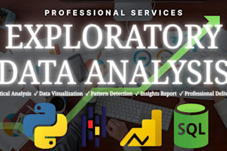 perform exploratory data analysis and deliver a clear report