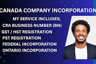 do canada business registration, canada company incorporation, gst, pst, bn, hst