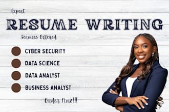 write data science resume, ats CV, data analyst and cybersecurity tech resume