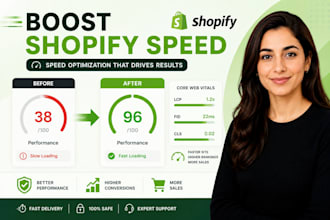 optimize shopify speed, fix slow loading and improve core web vitals