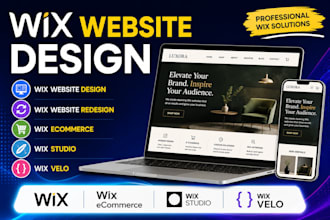 wix website design, wix website redesign, wix ecommerce, wix studio wix velo cms