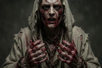fantasy horror and fantasy horror character