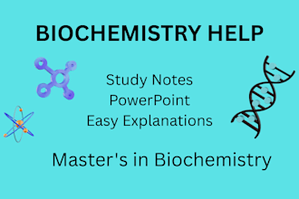 simplify biochemistry concepts, notes, and presentations