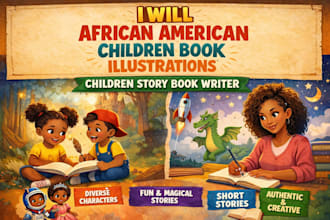 african american children book illustration children story book writer