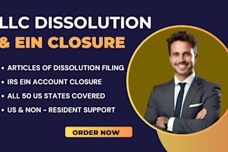 dissolve us llc, close ein, and company dissolution