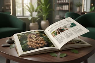 design a professional magazine, catalog, or annual report