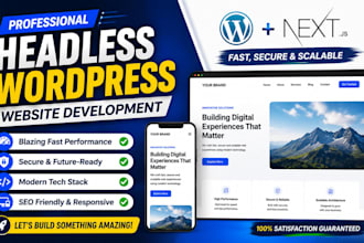 headless wp with ai SEO, content gen, nextjs frontend