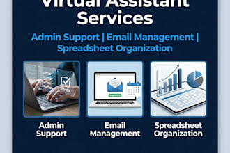 be your virtual assistant for admin and business tasks