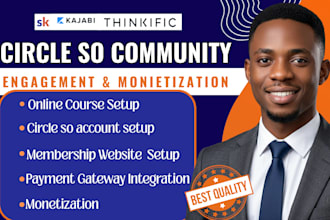 circle so online course setup circle so online community circle membership site