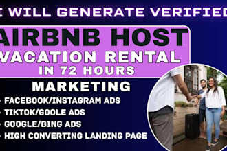 airbnb host leads, vacation rental leads, realtor leads facebook ads google ads