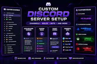 create a professional esports discord server