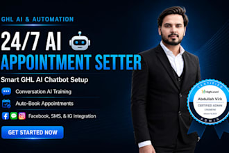 be gohighlevel funnel, automation, ai chatbot, voice ai agent, ghl saas expert
