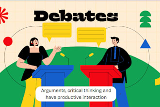 be a good debate partner, an intelligent friend you always needed