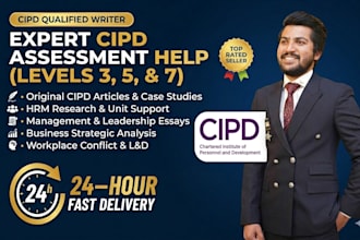 provide expert research and content for cipd level 3, 5, and 7